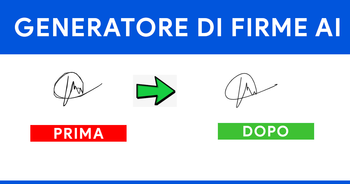 GENERATORE DI FIRME AI COMPROMATH