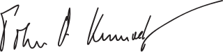 John F. Kennedy's Signature