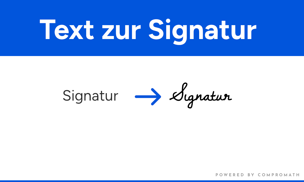 Text-zu-Signatur-Generator