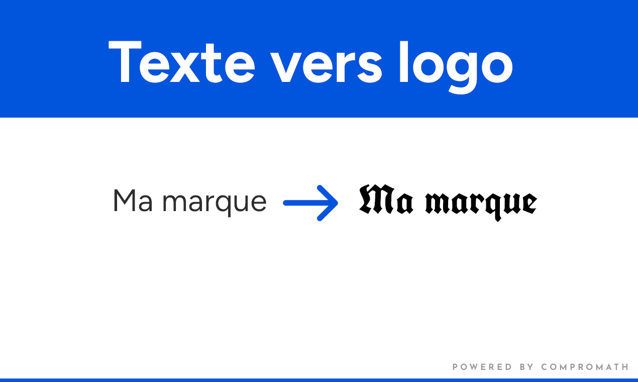 Créateur de texte vers logo gratuit