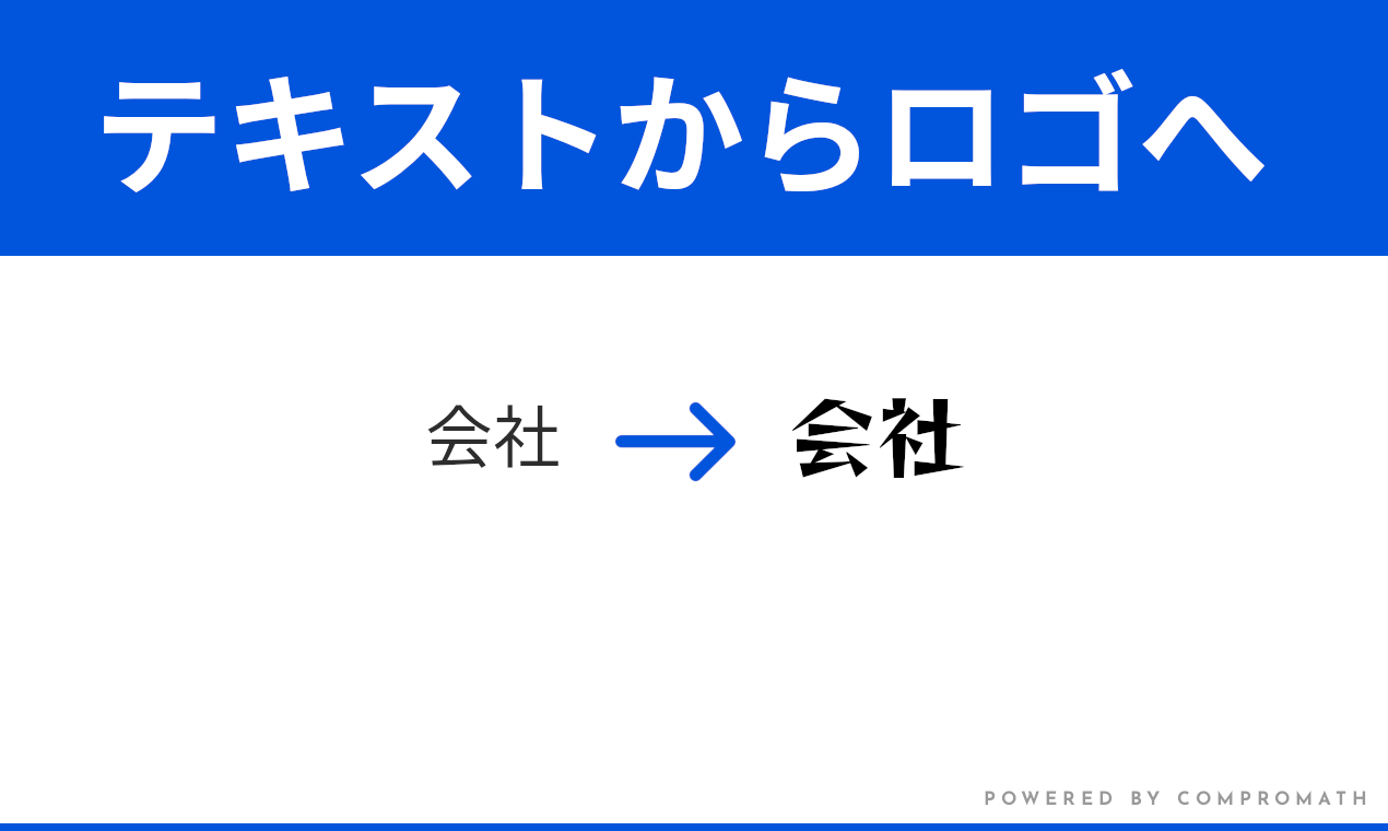 無料テキストからロゴを作成する