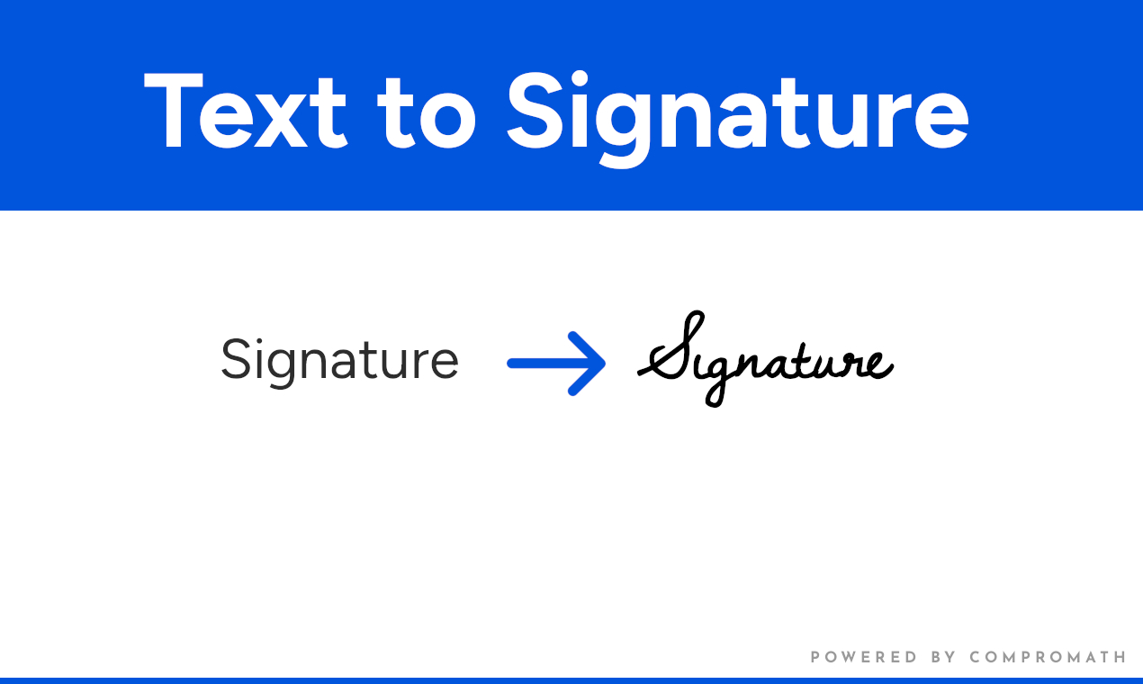 Text to Signature Generator